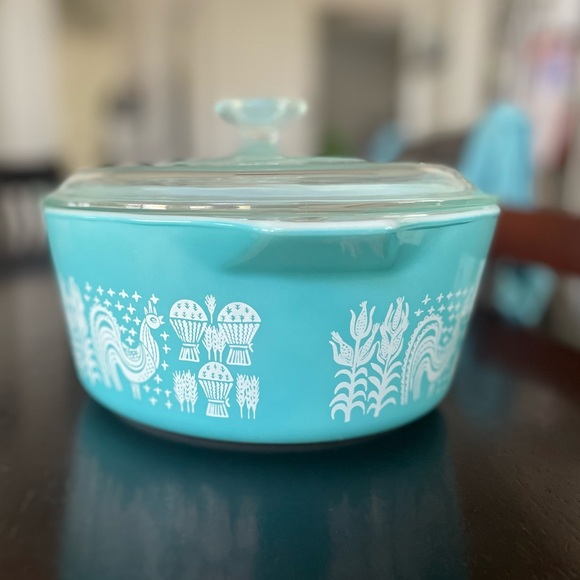 Pyrex 2.5qt Amish Butterprint 475-B - Picture 4 of 8